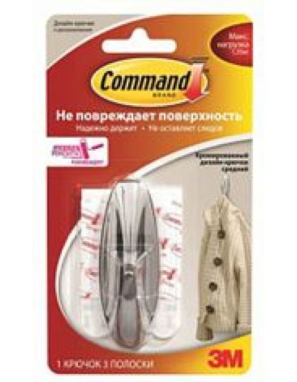 Крепежная скоба / клипса 3M однолапковая (1-сторонняя) (7000038125)