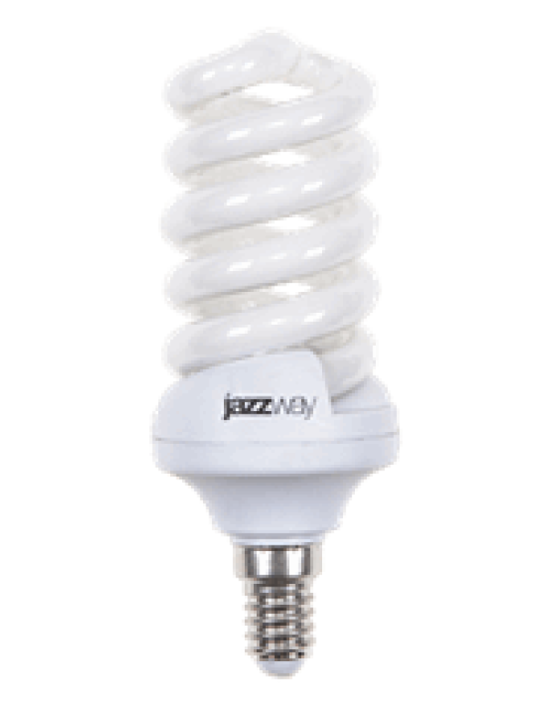 Лампа энергосберегающая интегрированная Jazzway спираль E14 20Вт (.3329198)