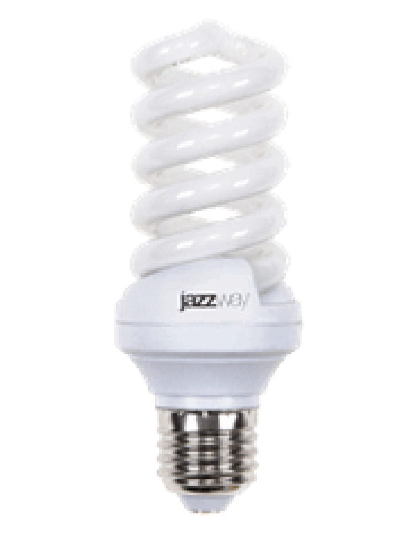 Лампа энергосберегающая интегрированная Jazzway спираль E27 20Вт (.3329228)