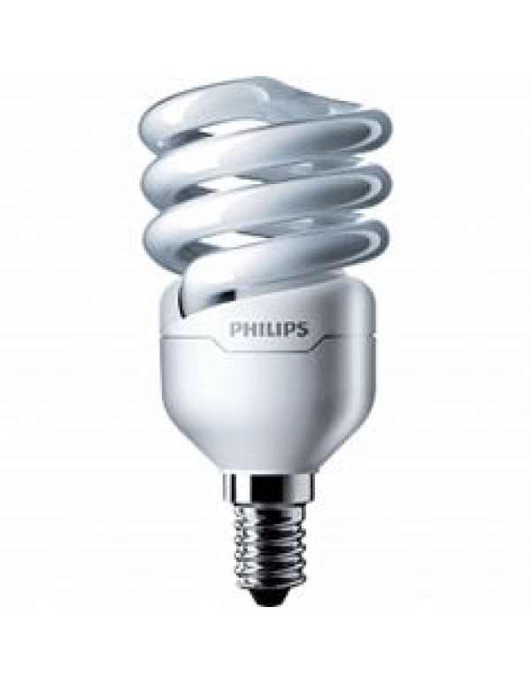 Лампа энергосберегающая интегрированная Philips спираль E14 12Вт (929689134506)