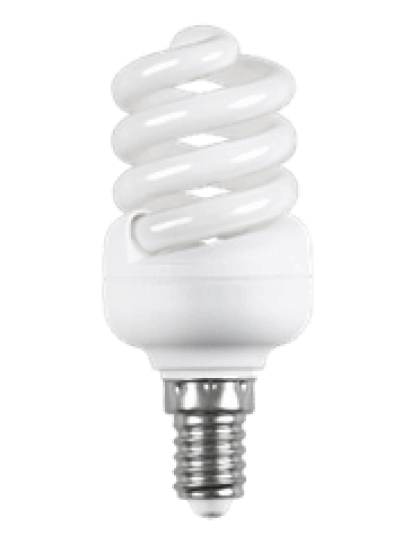Лампа энергосберегающая спираль КЭЛ-FS Е14 9Вт 6500К Т2 ИЭК