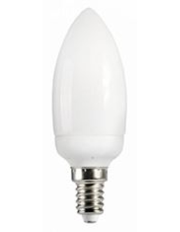 Лампа энергосберегающая свеча КЭЛР-C Е14 9Вт 4000К IEK-eco