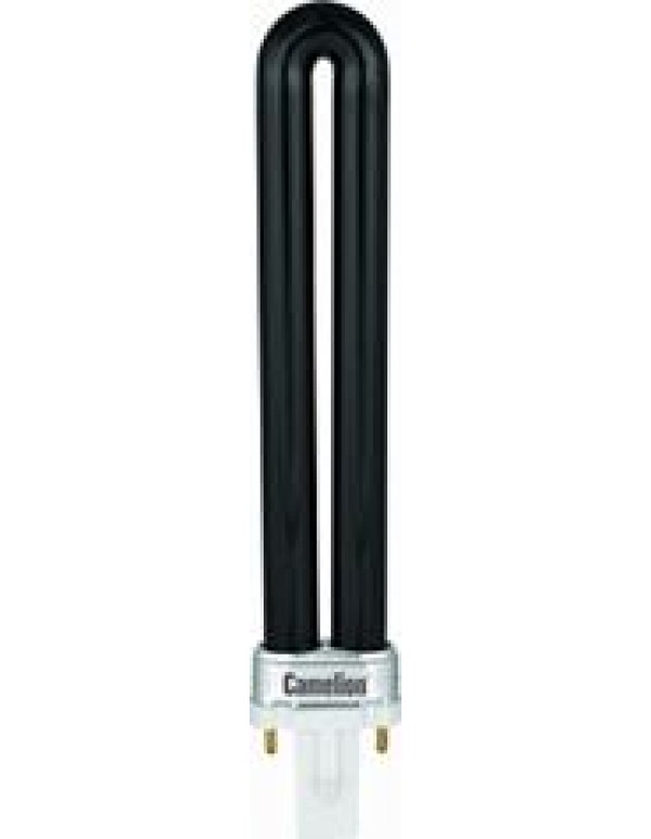 Лампа люм. КОМПАКТ. 2-штыр. G23  U  9Вт + стартер черн ст. (мягк. УФ) Camelion