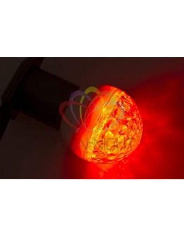 Лампа шар DIA 50 9 LED е27  КРАСНАЯ   NEON-NIGHT