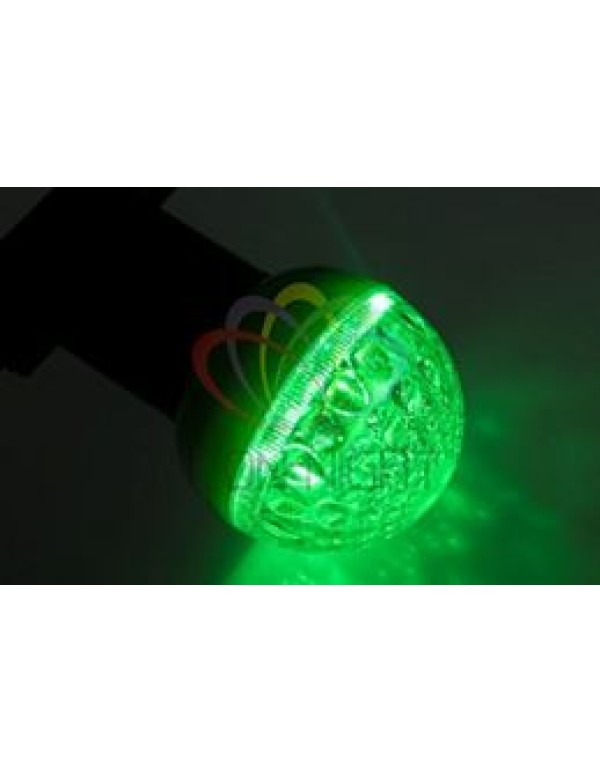 Лампа шар DIA 50 9 LED е27  ЗЕЛЕНАЯ   NEON-NIGHT