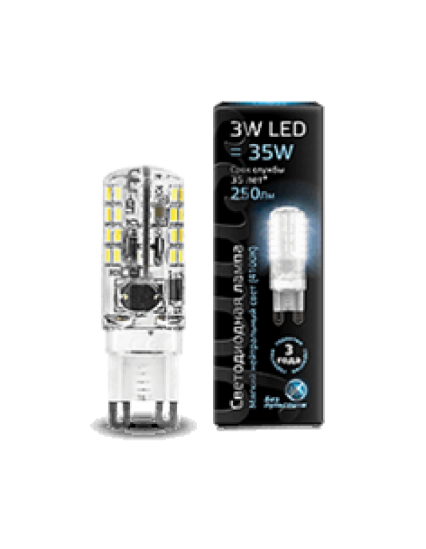 Лампа светодиодная Gauss капсула 3Вт (SS107709203)