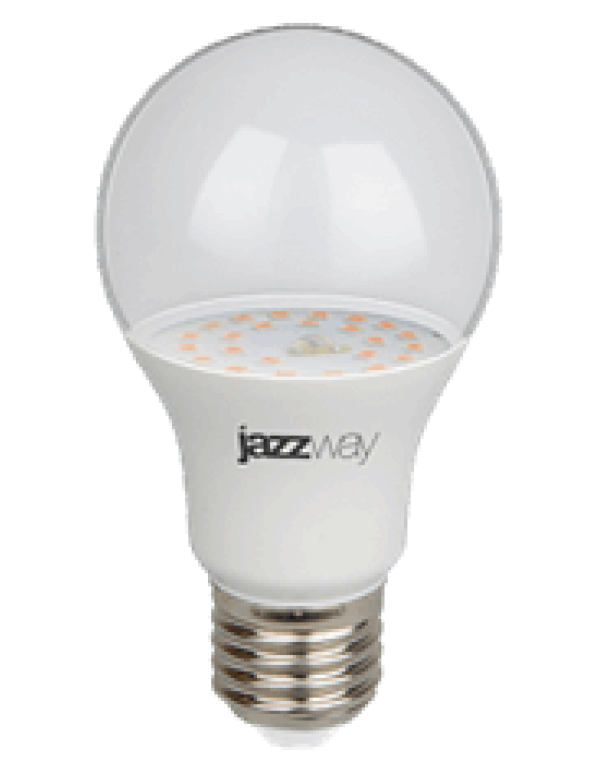 PPG A60 Agro 9w прозр E27 IP20 ( для растений) Jazzway