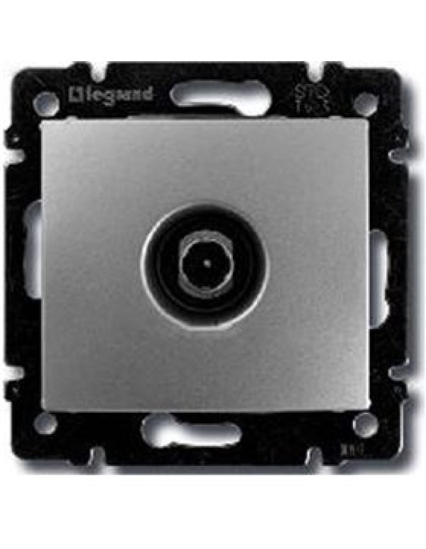 Розетка TV Valena 10dB оконечная алюминий 