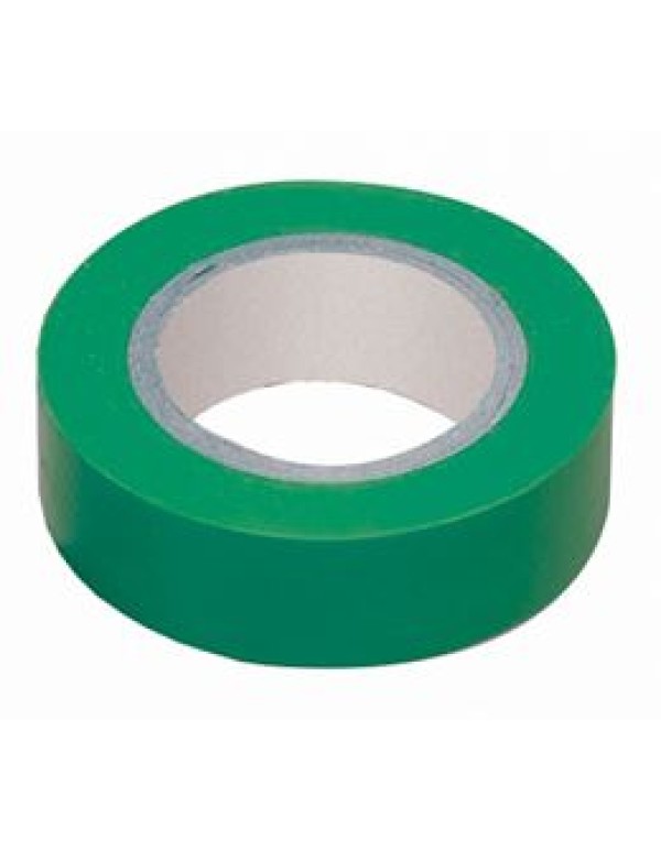 Изолента ПВХ 15мм х 10м зеленая ИЭК