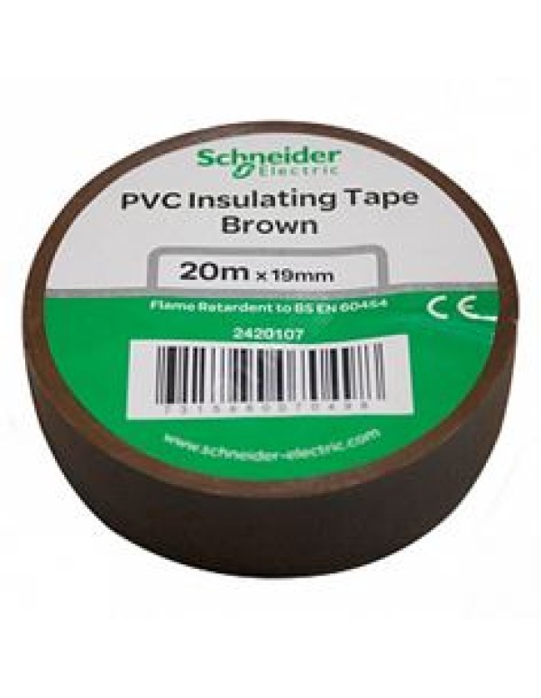 ИЗОЛЕНТА ПВХ 19мм Х 20м КОРИЧНЕВАЯ