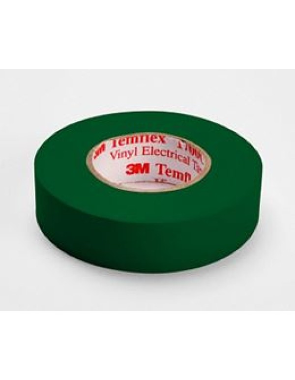 Изолента ПВХ 19мм х 20м зелёная 3М™