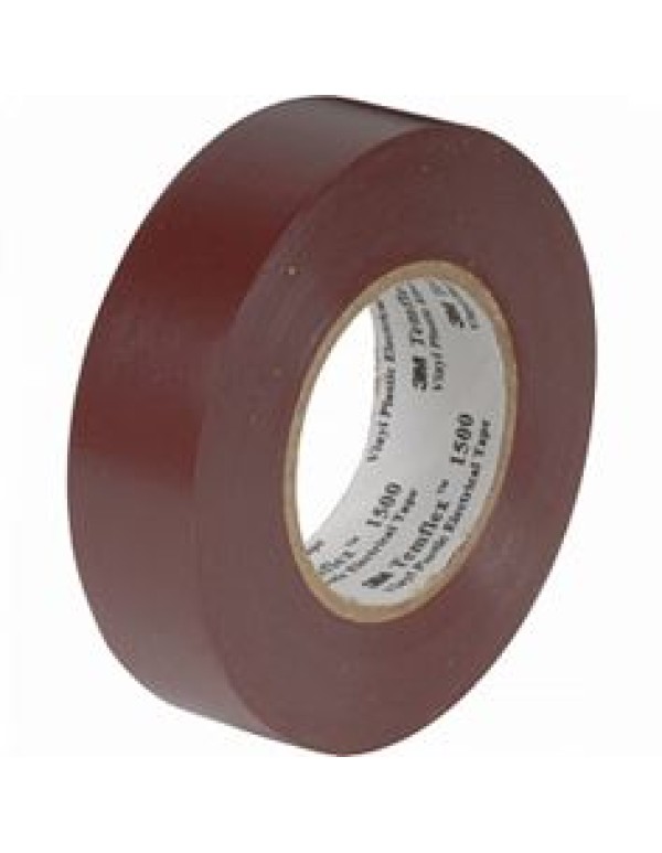 Изолента ПВХ 19мм х 25м коричневая 3М™