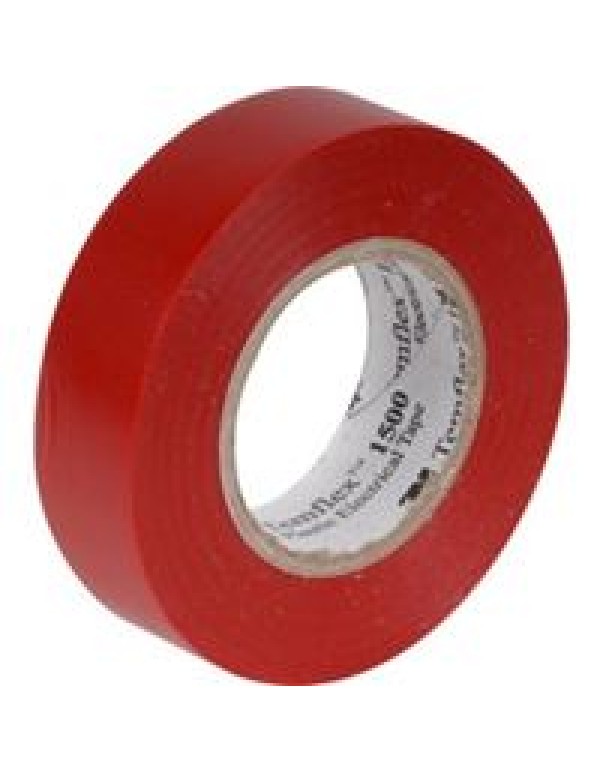 Изолента ПВХ 19мм х 25м красная 3М™