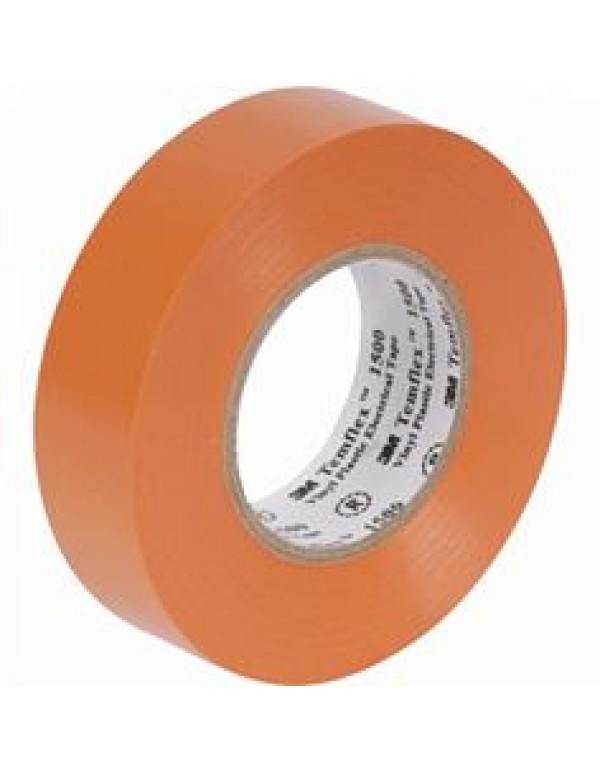 Изолента ПВХ 19мм х 25м оранжевая 3М™