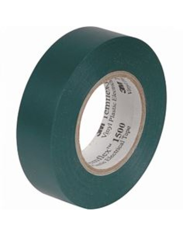 Изолента ПВХ 19мм х 25м зелёная 3М™