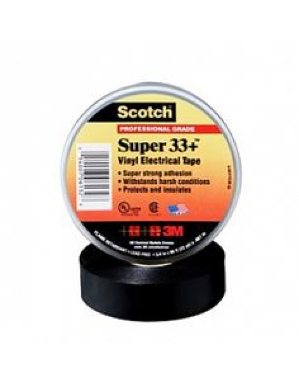 Лента 3M самоклеящаяся изоляционная 25ммx33м черная (7000043003)