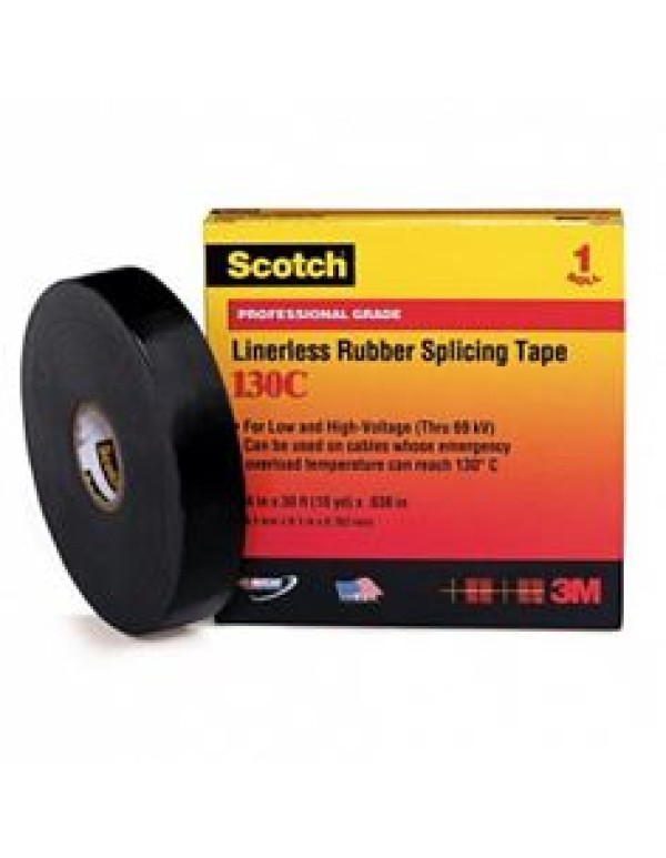 Лента 3M самоклеящаяся изоляционная 25ммx9.1м черная (7000006090)