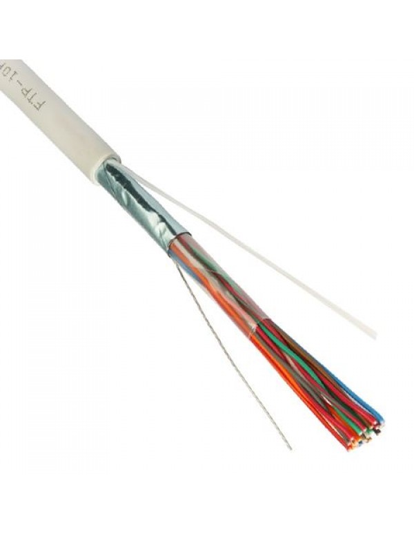 Магистральный кабель FTP 10PR 24AWG 10х2х0.52 cat 5e витая пара (бухта 305м)