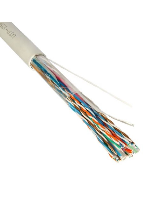 Магистральный кабель UTP 25PR 24AWG 25х2х0.52 cat 5e витая пара (бухта 305м)