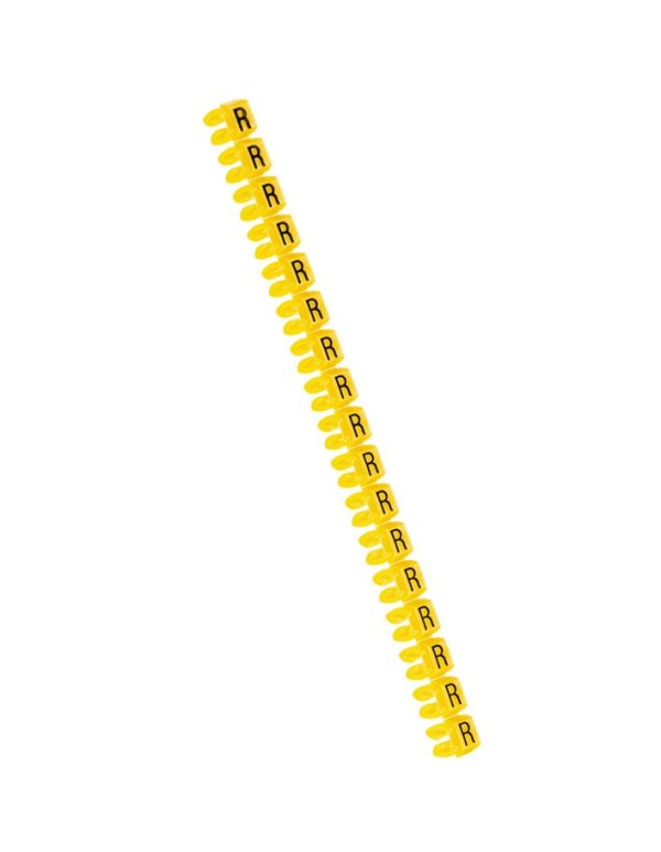 Маркер CAB 3 - для кабеля 4-6 мм? - заглавная буква R | 038377 | Legrand