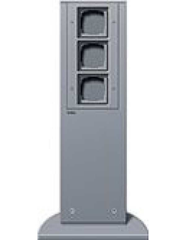 Стойка 3 поста 491мм алюминий Gira