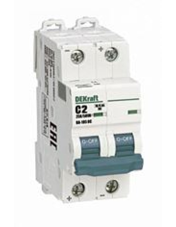 Авт. выкл. 2P C кривая 2A 500В DC ВА-105