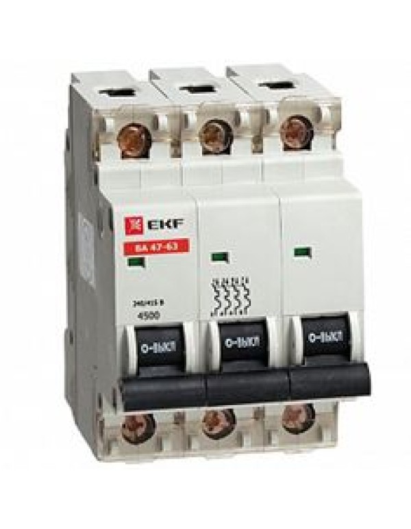 Автоматический выключатель EKF характеристика срабатывания B (mcb4763-3-20В)