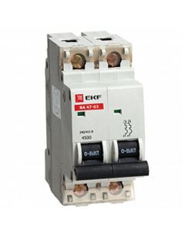 Автоматический выключатель EKF характеристика срабатывания C (mcb4763-2-02C)