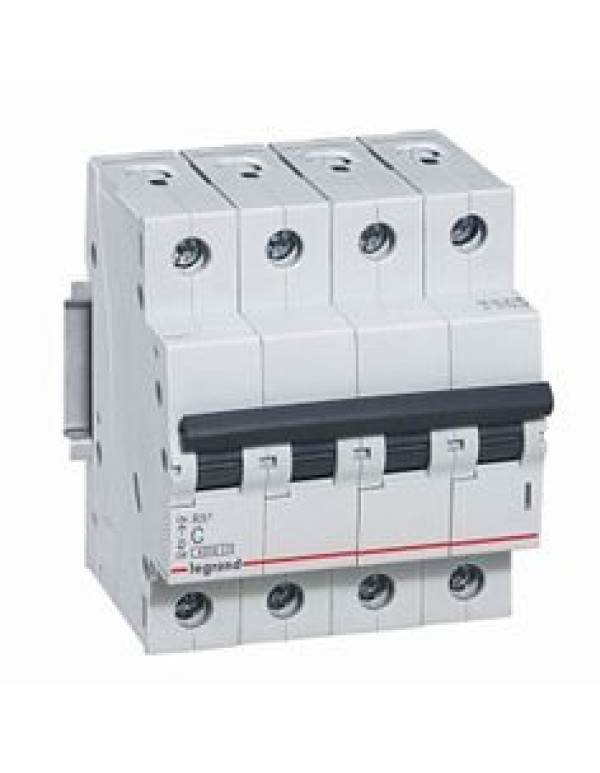 Выключатель автоматический  4,5кА  4 пол. 32А  C RX3 Legrand