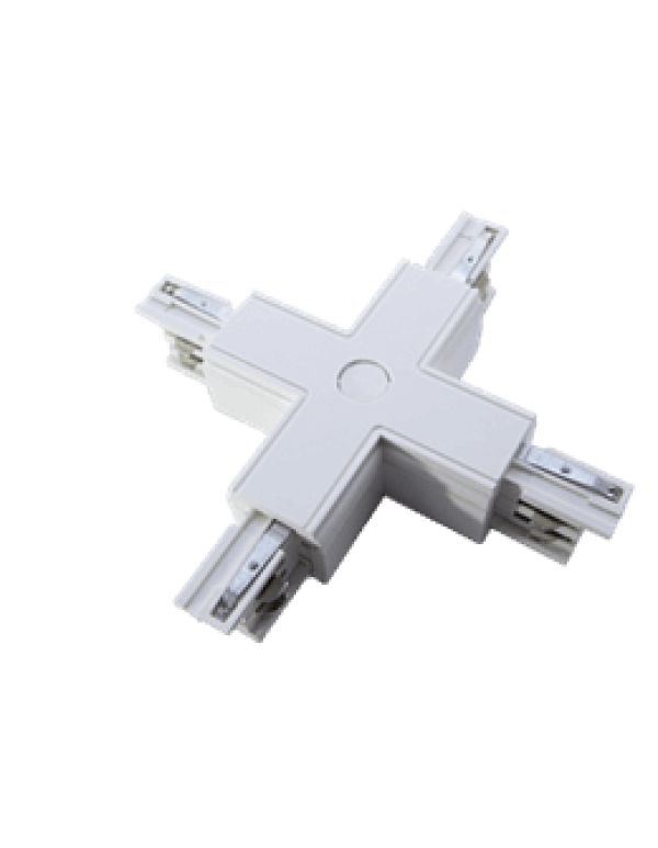 Соединитель X-образный белый