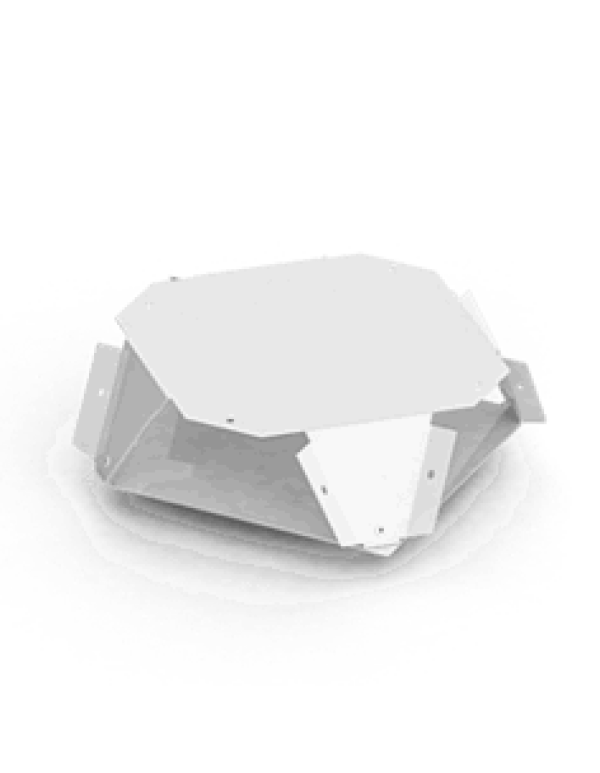 Соединитель X-образный с набором креплений для светильников серии МАРКЕТ