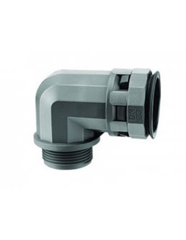 Муфта 90 грд. труба-коробка DN 10 мм, М16х1,5, полиамид, цвет черный