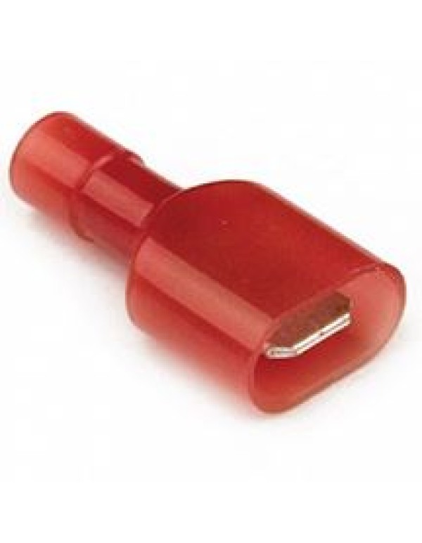 DKC 2B22TP Наконечник плоский полностью изолированный  (вилка) 1,5-2,5 кв.мм 6,3х0,8 мм (РППИ-П)