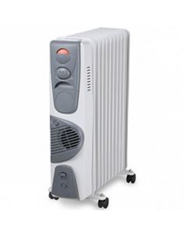 Радиатор масляный 2.5кВт 11 секций с вент 0,4кВт (150х580мм) WWQ