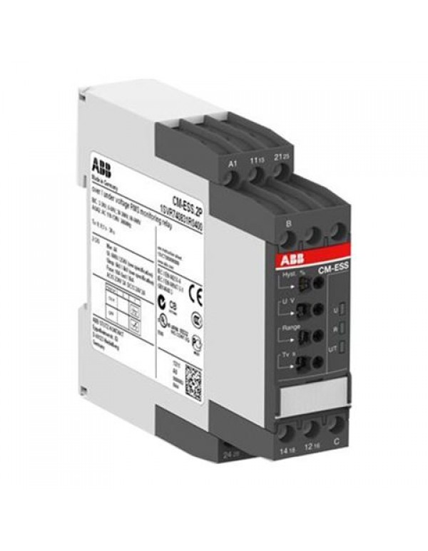Однофазное реле контроля напряжения CM-ESS.2P (диапазоны измерения 3- 30В, 6-60В, 30-300В, 60-600 AC