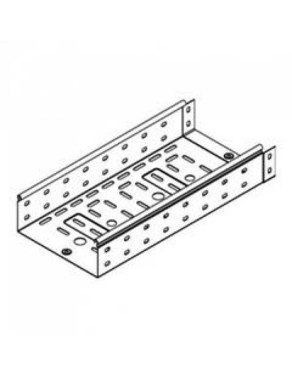 Лоток перфор 100х100 L3000 толщ.1,5 мм, горячеоцинкованный