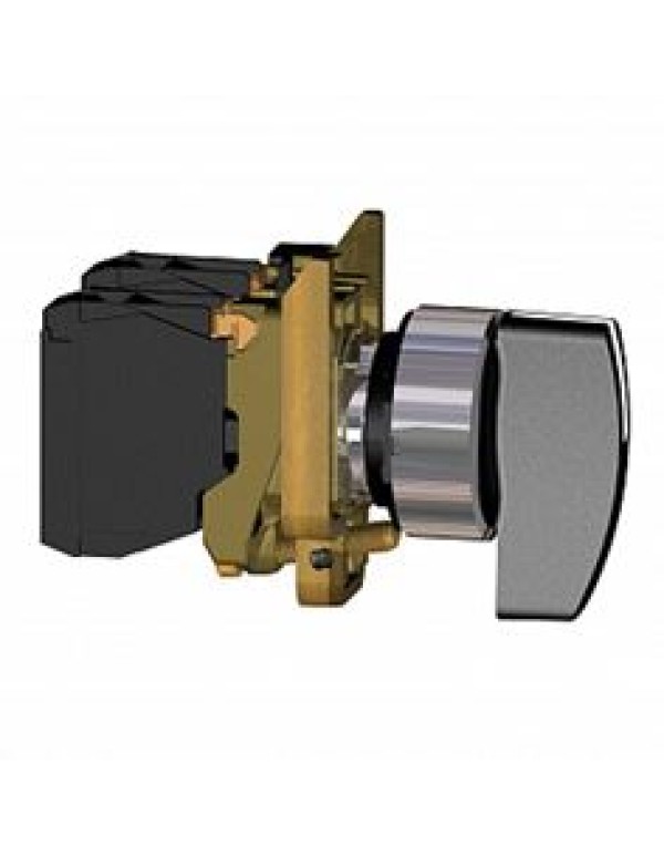 Селекторный переключатель SE 2-позиционный с рукояткой черный (XB4BJ21)