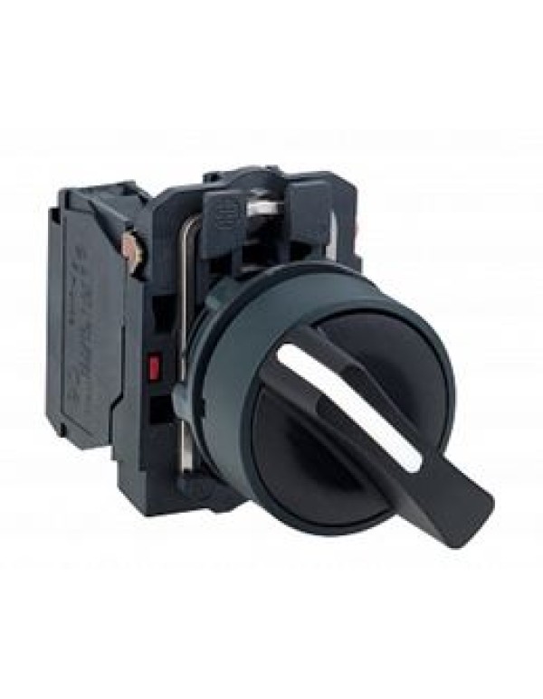 Селекторный переключатель SE 2-позиционный с рукояткой черный (XB5AD21)