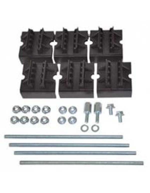 Набор держателей, для шин толщиной 10мм, 1-3 шины на полюс, 3 полюса код R5BSEV3/10T DKC