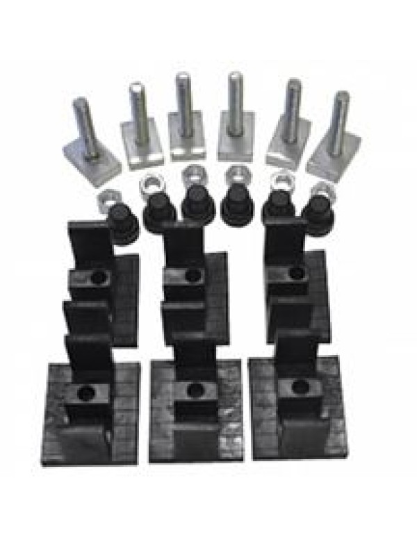 Набор шинодержателей, тип   L  , для фиксации шин на профиле FV, 1 уп/6 штук код R5BSFVL DKC