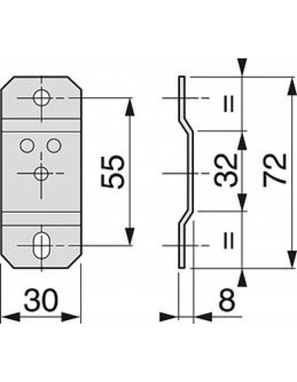 ОСНОВАНИЕ ДЛЯ УНИВЕРСАЛЬНОГО КРОНШТЕЙНА