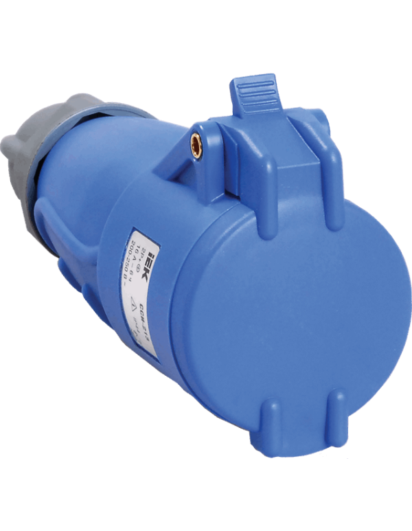 Розетка переносная ССИ-213 16А-6ч/200-250В 2Р+РЕ IP44 MAGNUM | PSN21-016-3 | IEK