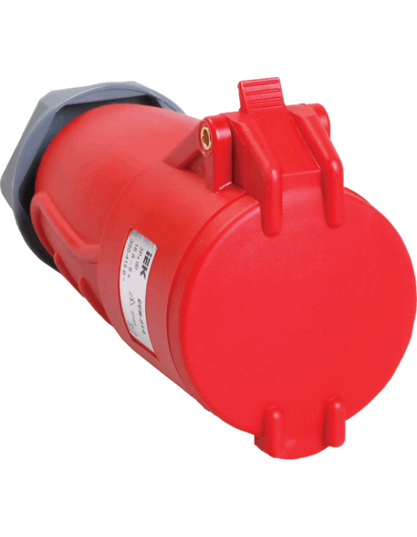 Розетка переносная ССИ-214 16А-6ч/380-415В 3Р+РЕ IP44 MAGNUM | PSN22-016-4 | IEK