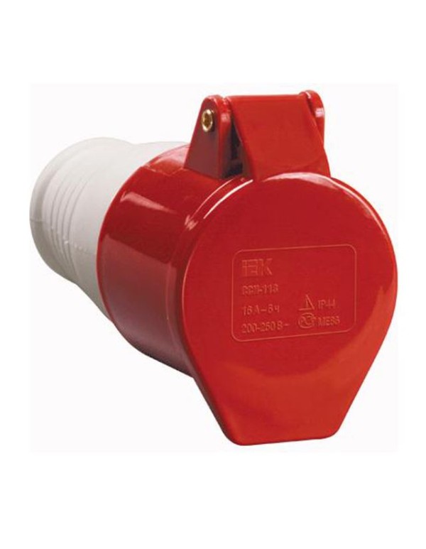Розетка переносная ССИ-225 32А-6ч/200/346-240/415В 3Р+РЕ+N IP44 MAGNUM | PSN22-032-5 | IEK
