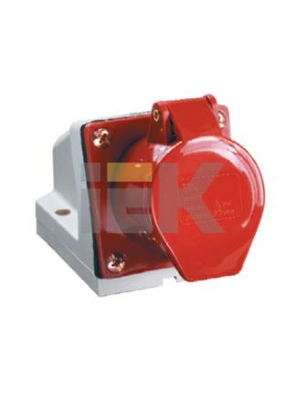 Розетка 125 стационарная 3Р+РЕ+N 32А 380В IP44 | PSR12-032-5 | IEK