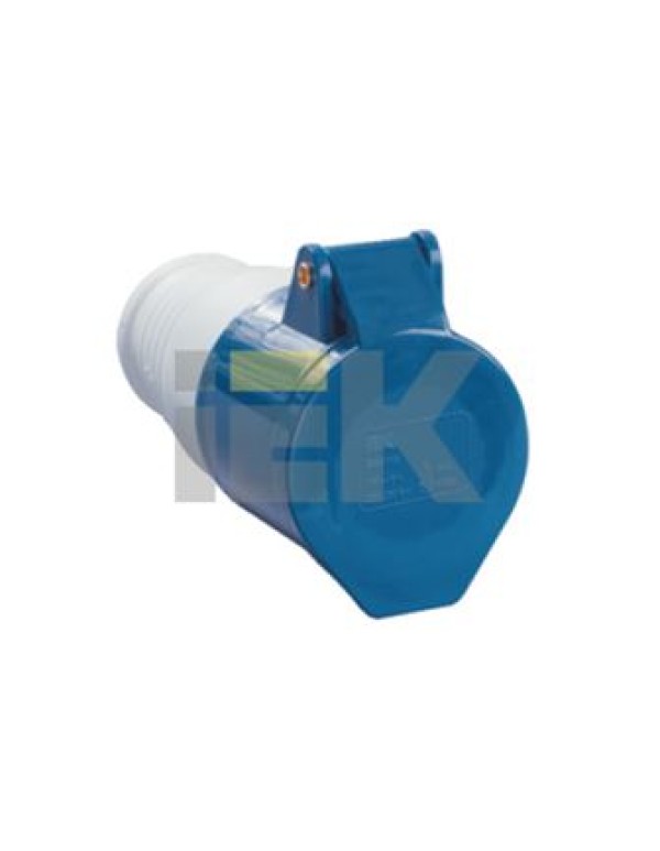 Розетка 213 переносная 2Р+РЕ 16А 220В IP44 | PSR21-016-3 | IEK