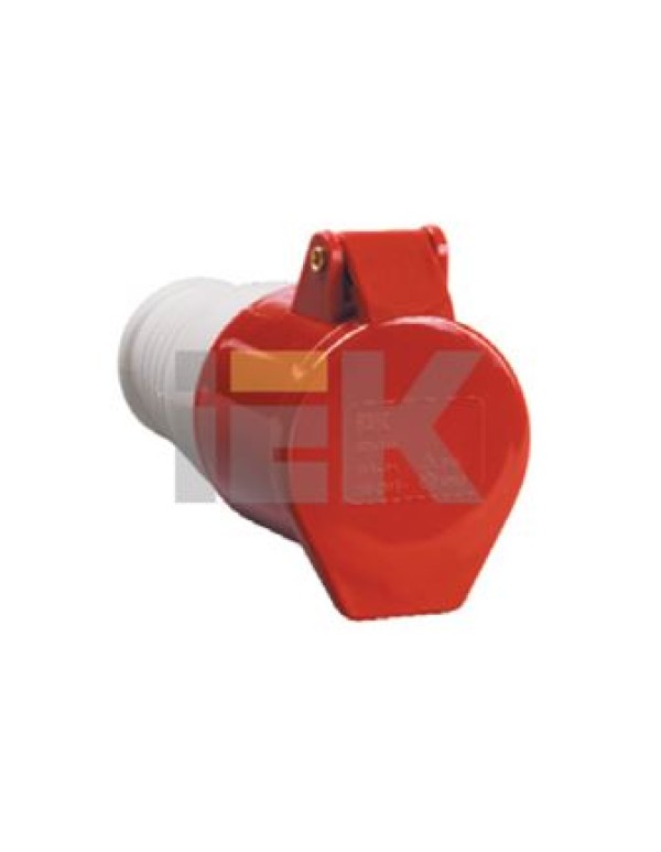 Розетка 214 переносная 3Р+РЕ 16А 380В IP44 | PSR22-016-4 | IEK