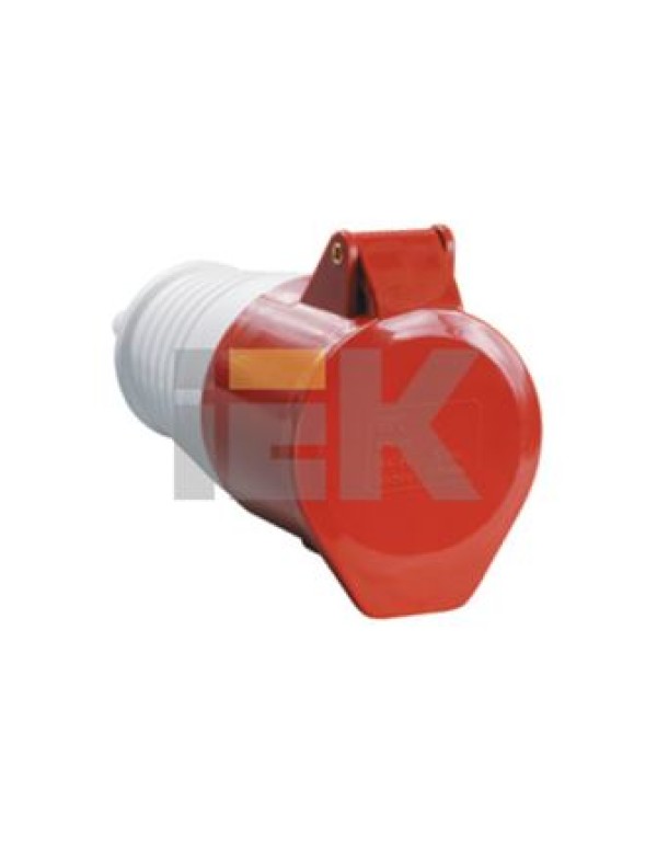 Розетка 215 переносная 3Р+РЕ+N 16А 380В IP44 | PSR22-016-5 | IEK