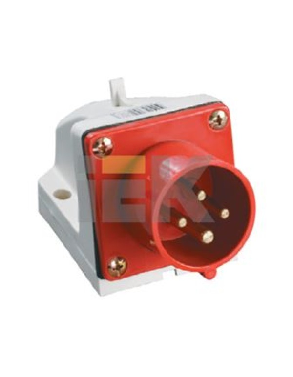 Вилка 524 стац.3Р+РЕ 32А 380В IP44 | PSR52-032-4 | IEK