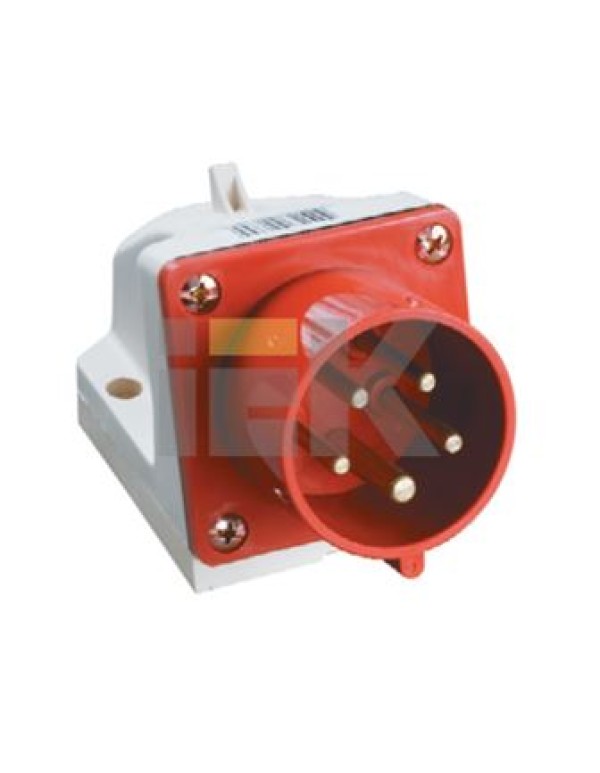 Вилка 525 стац.3Р+РЕ+N 32А 380В IP44 | PSR52-032-5 | IEK